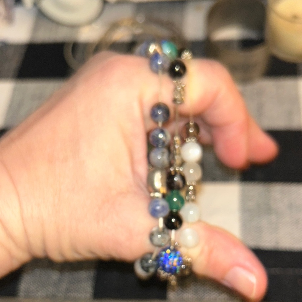 Multicolor Beaded Bracelet Set - Picture 6 of 7